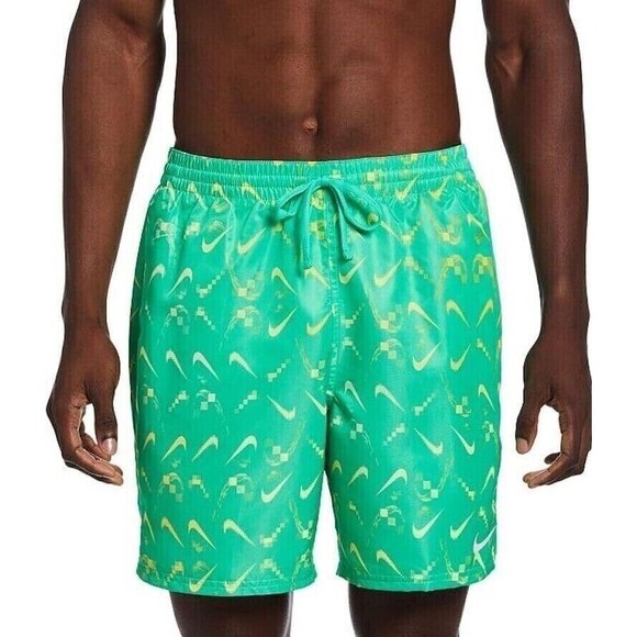 Nike Digi Swoosh Ombre Lap 7” Swim Shorts X-Large (NESSD516-380) Electric Algae - Picture 1 of 10